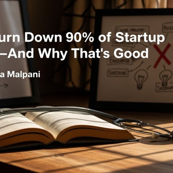 Why I Turn Down 90% of Startup Pitches—And Why That's Good
