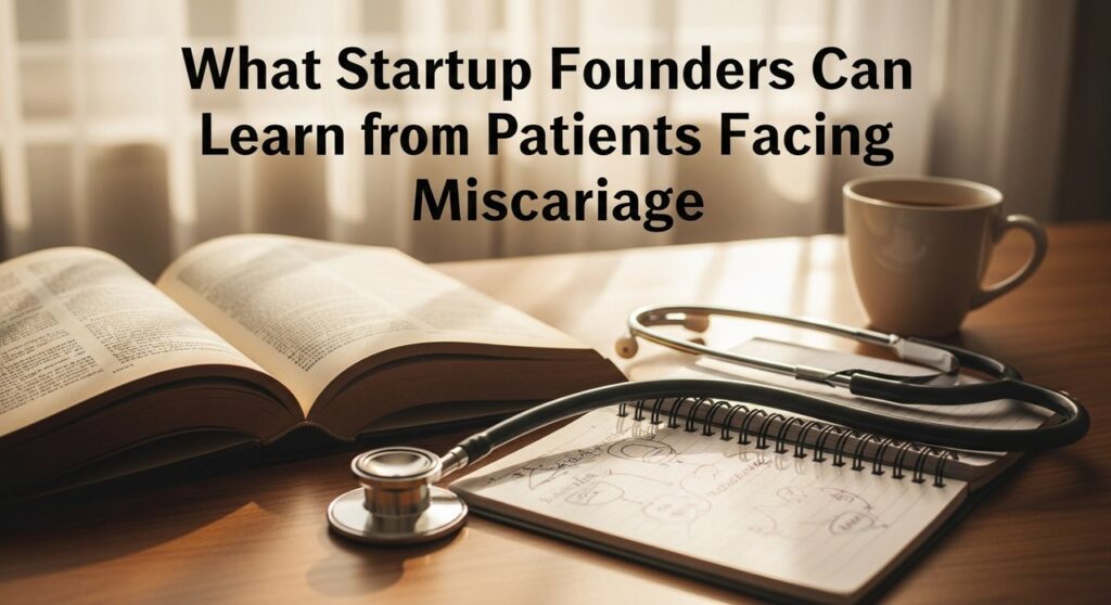 What Startup Founders Can Learn from Patients Facing Miscarriage