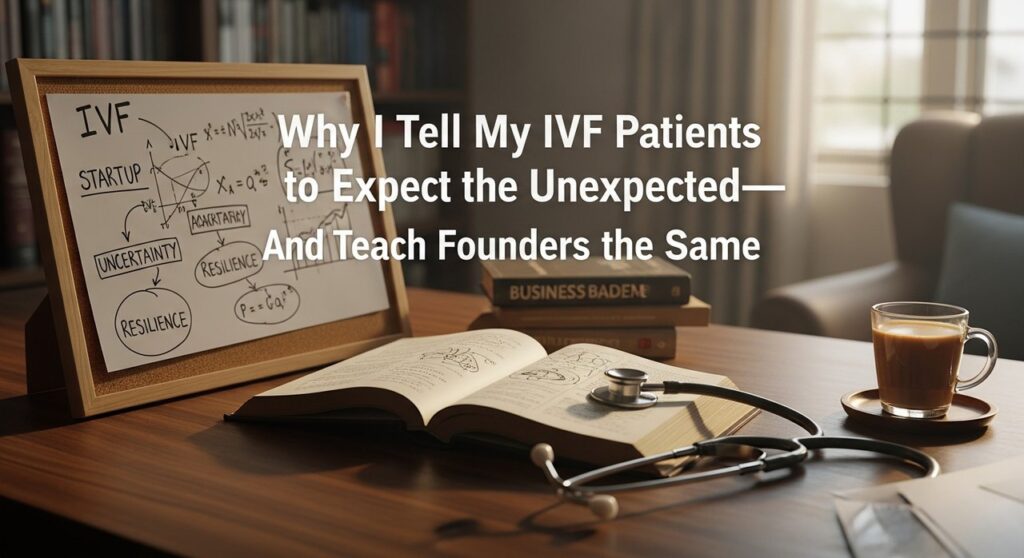 Why I Tell My IVF Patients to Expect the Unexpected—And Teach Founders the Same