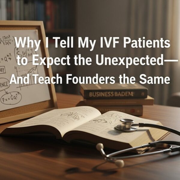 Why I Tell My IVF Patients to Expect the Unexpected—And Teach Founders the Same
