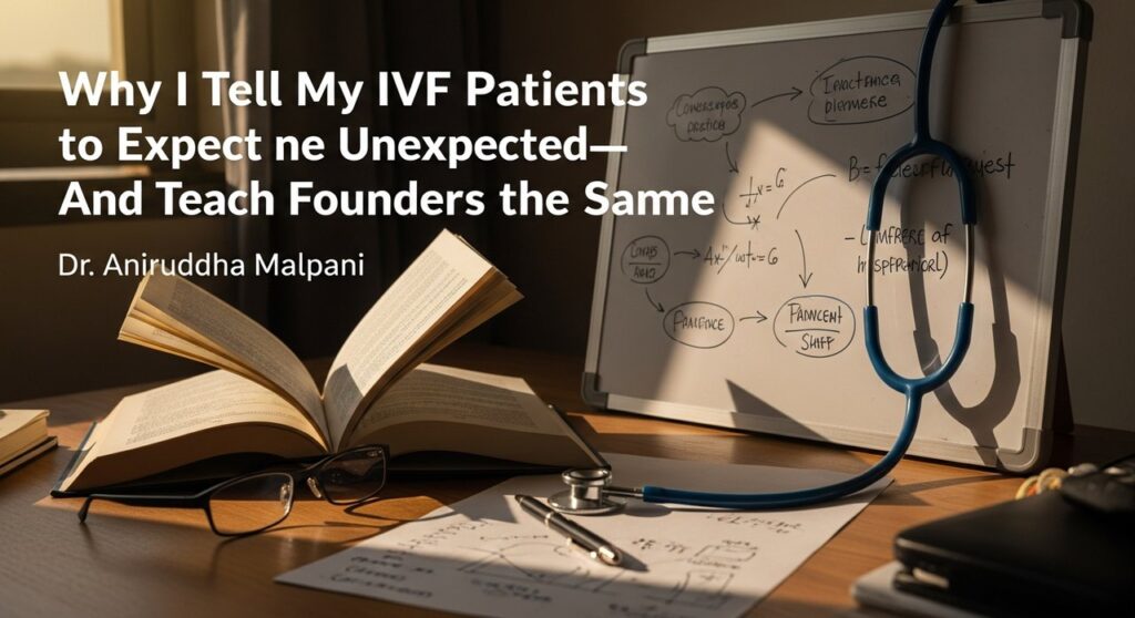 Why I Tell My IVF Patients to Expect the Unexpected—And Teach Founders the Same
