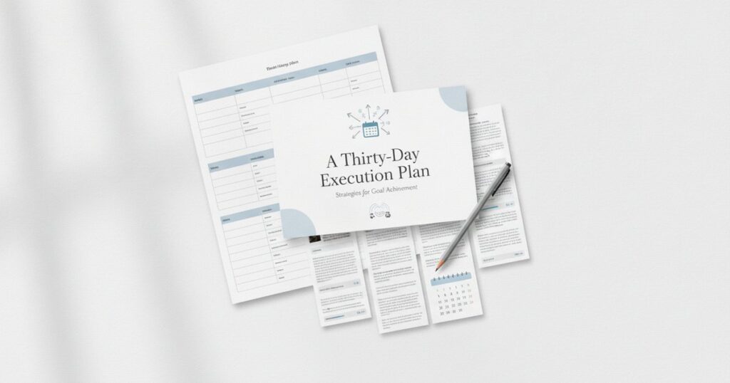 A Thirty-Day Execution Plan