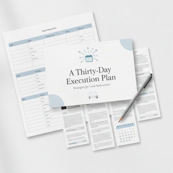 A Thirty-Day Execution Plan