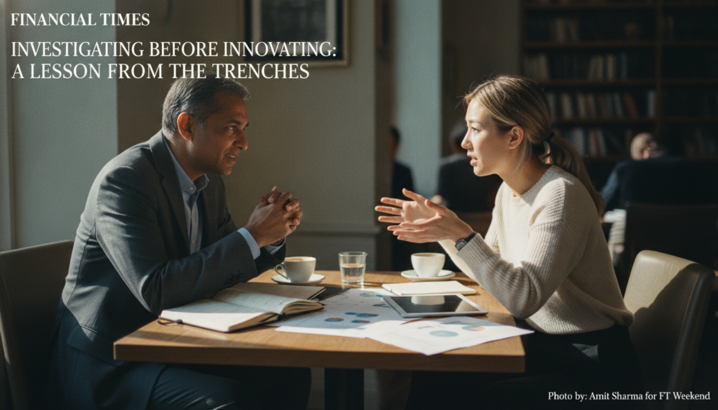 Investigating Before Innovating