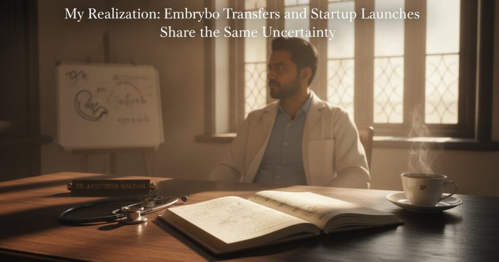 My Realization: Embryo Transfers and Startup Launches Share the Same Uncertainty