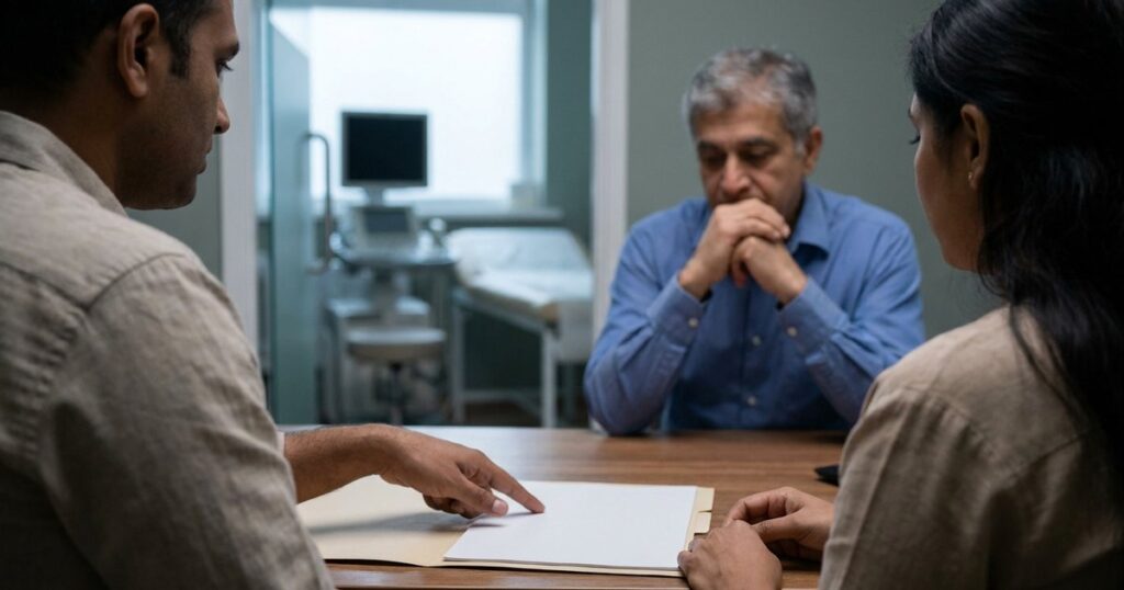 Couple discuss the financial and emotional decisions involved in continuing IVF treatment.