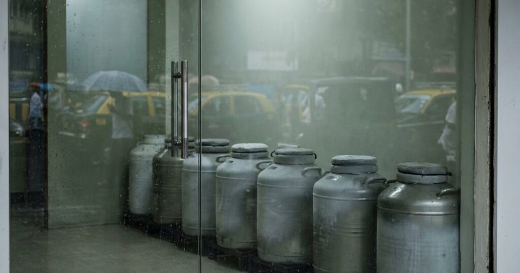 View into a clinic showing cryogenic tanks, highlighting embryo freezing, central to IVF survival topic.