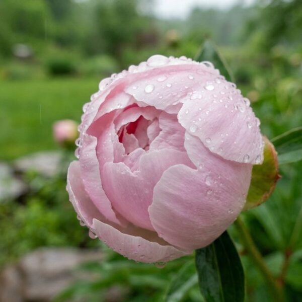 A close-up of a dewy flower bud represents the journey-focused approach in IVF treatments.